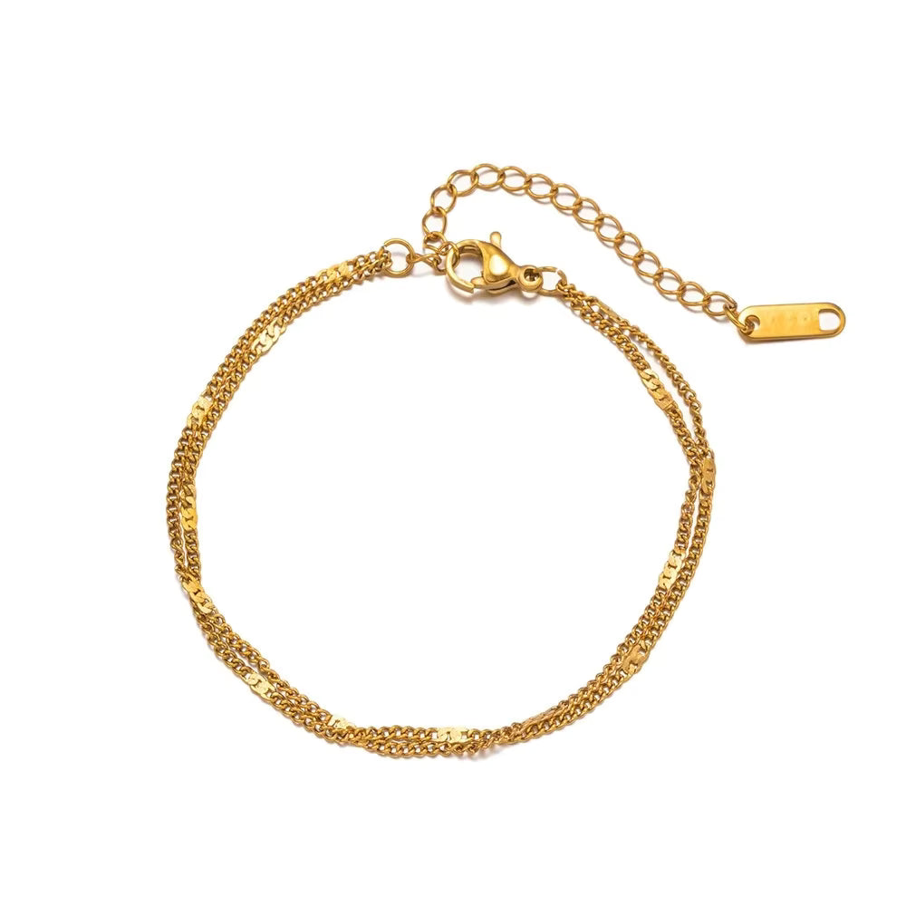 Luna Duo Bracelet - Gold
