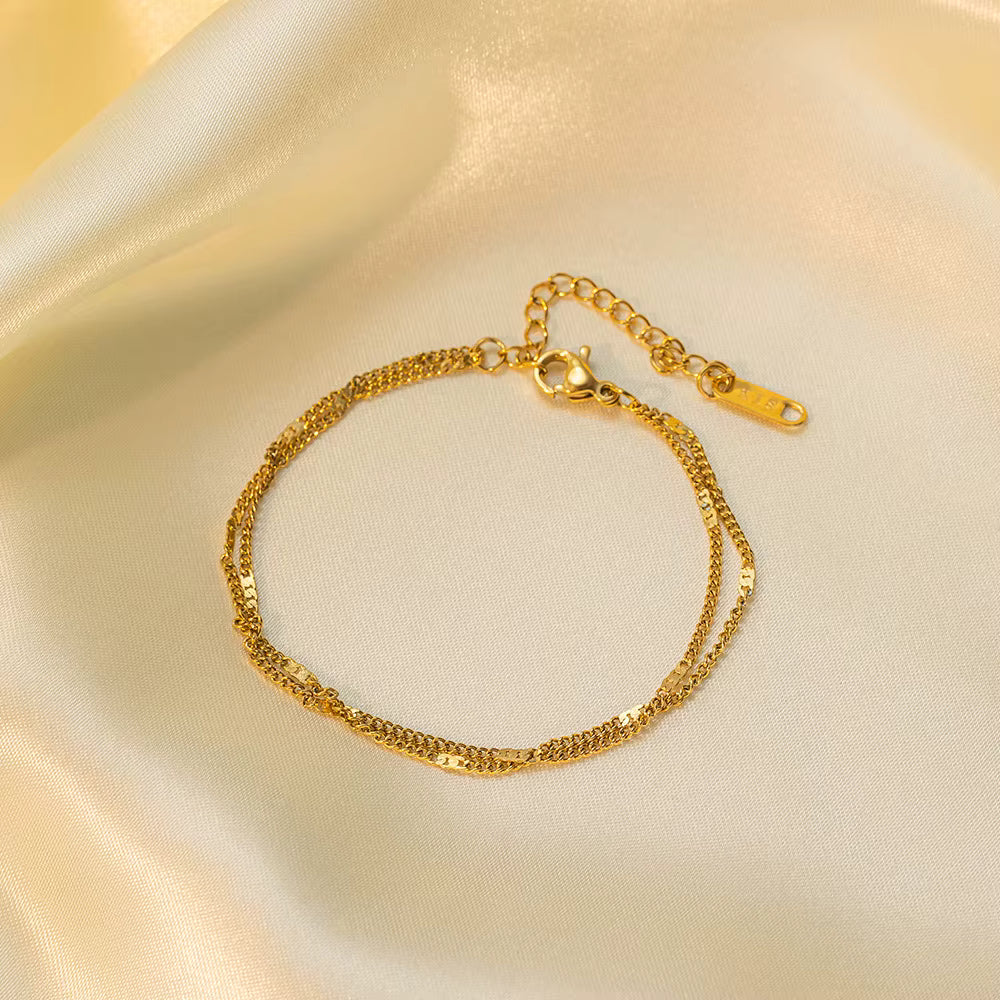 Luna Duo Bracelet - Gold