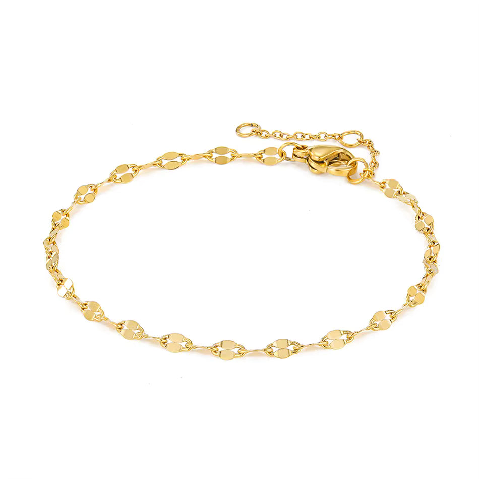 Solea Chain Anklet - Gold