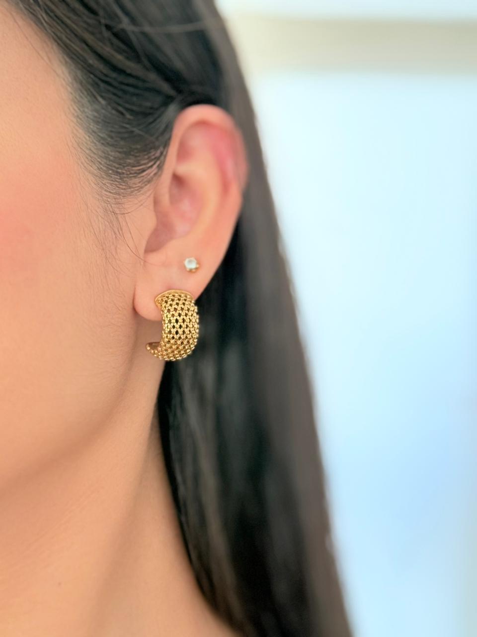 Céleste Hoops - Gold