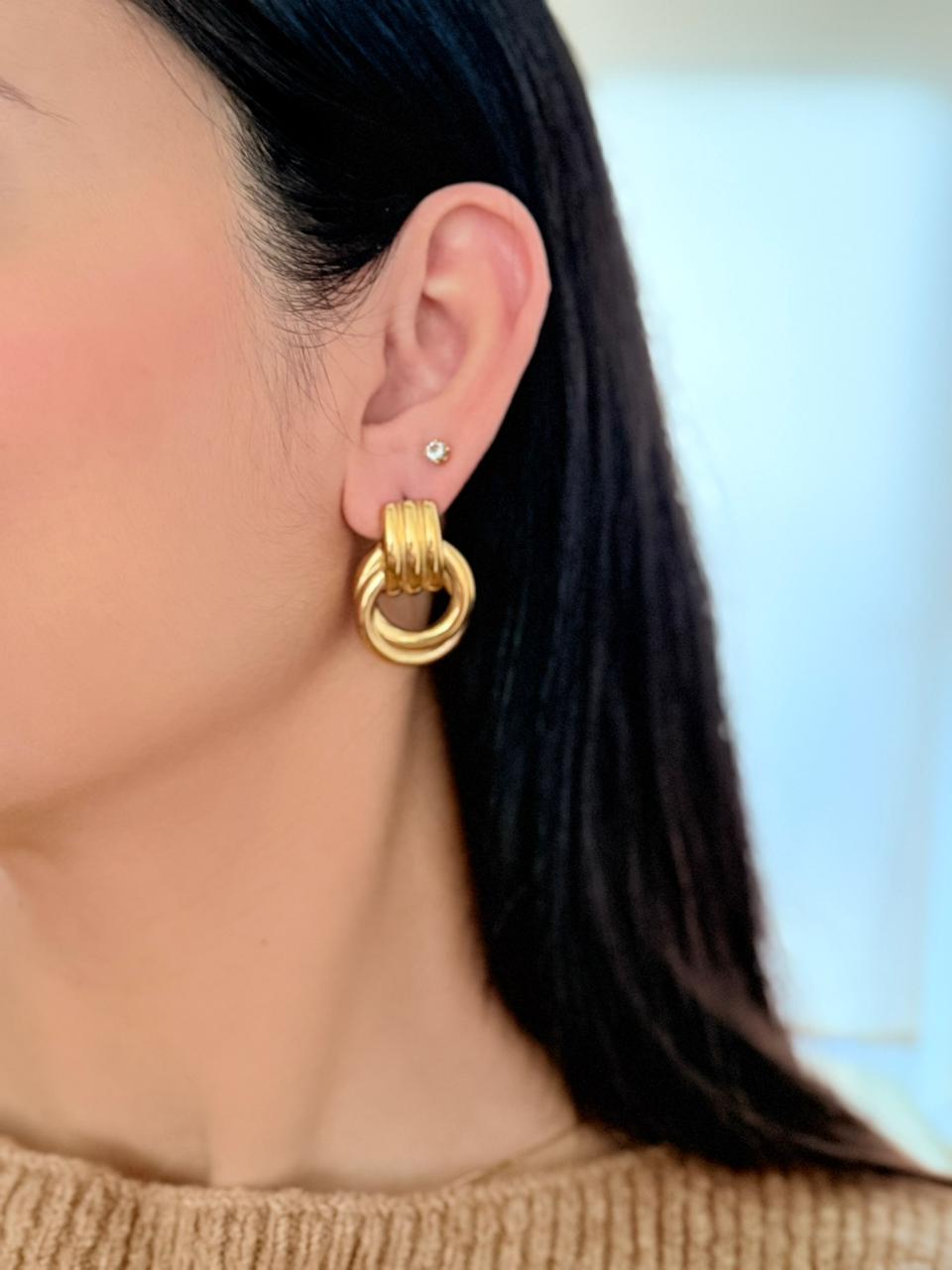 Loop Earrings - Gold